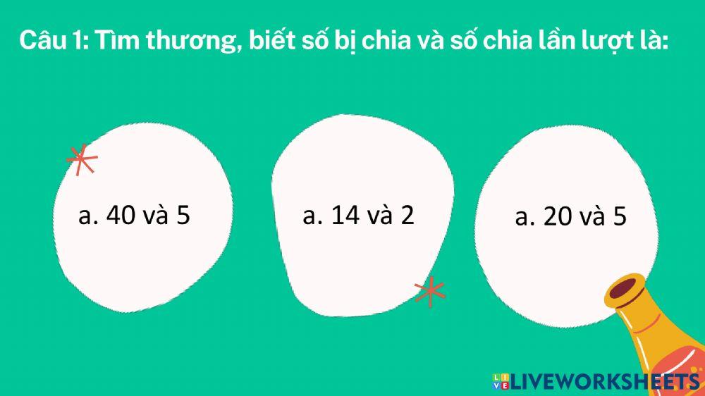 Ôn tập toán tiết 5