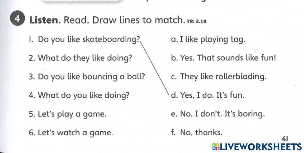 English Grade 2 - Listening