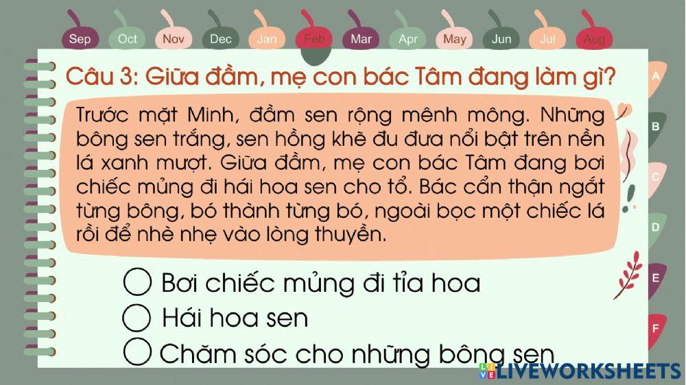 Ôn tập giữa kì 2 tiếng việt