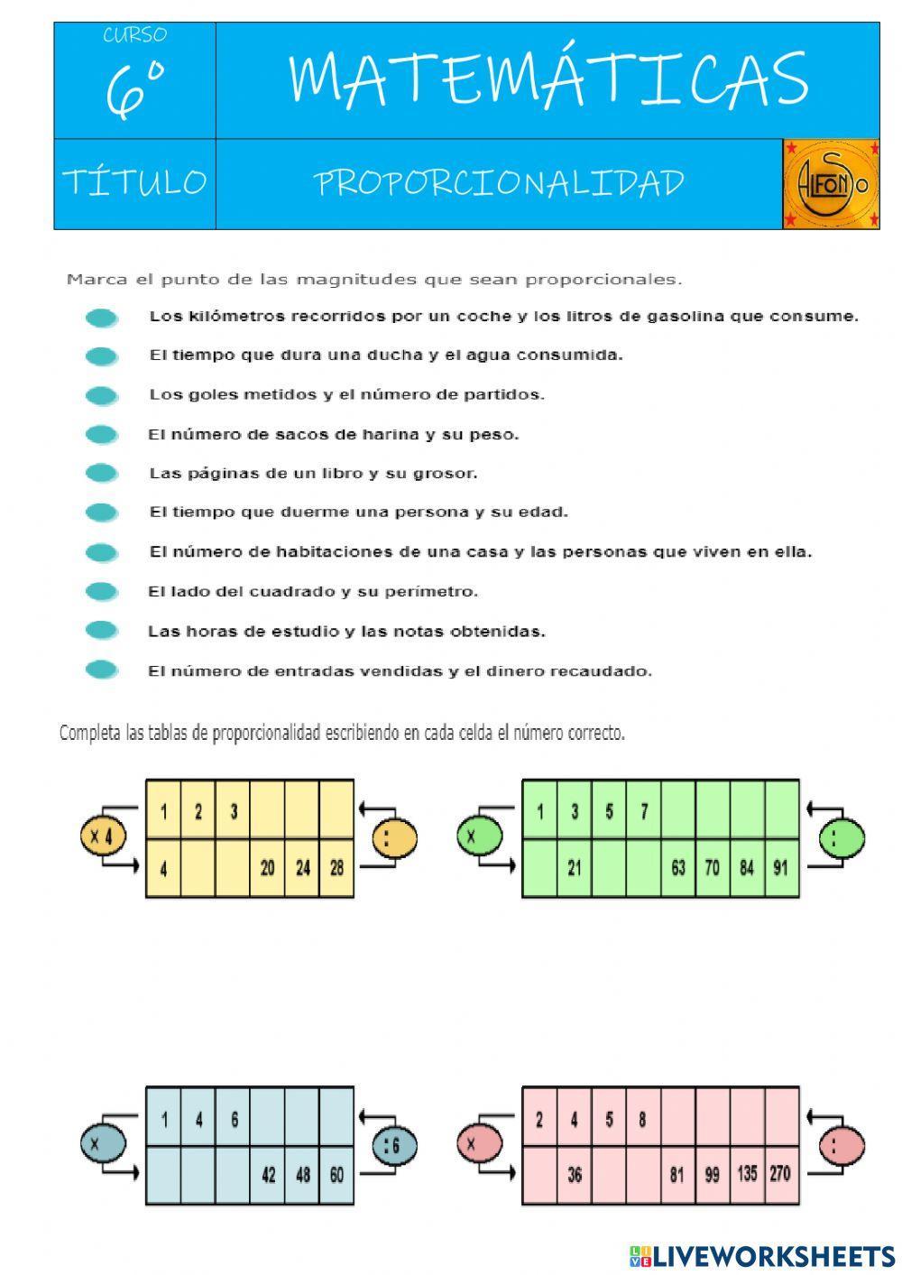 1. proporcionalidad 1. proporcionalidad