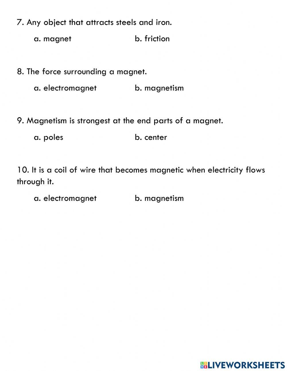 Electric and Magnetic Energy