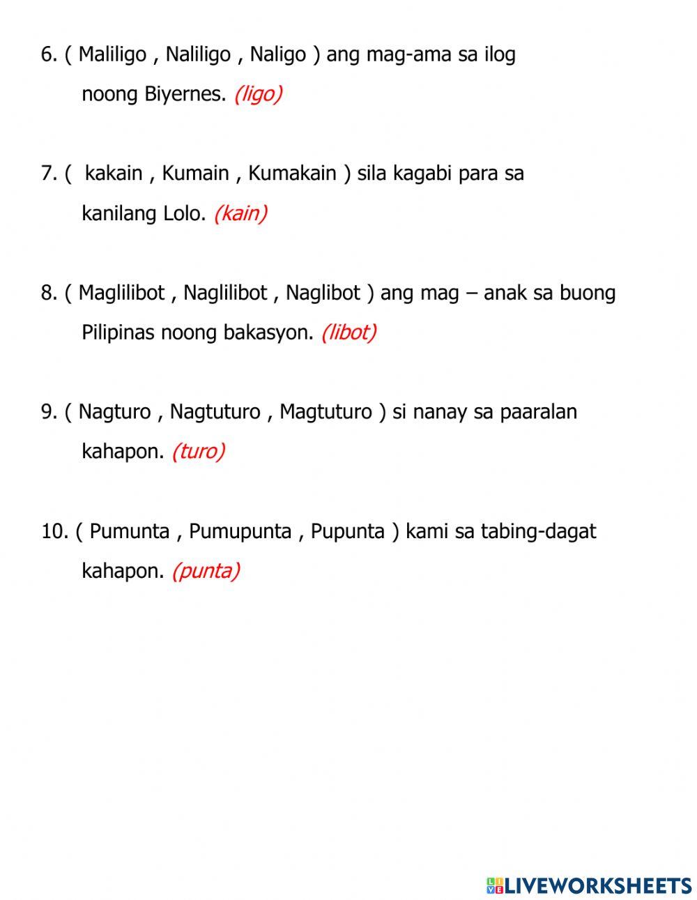 Pandiwang pangnagdaan