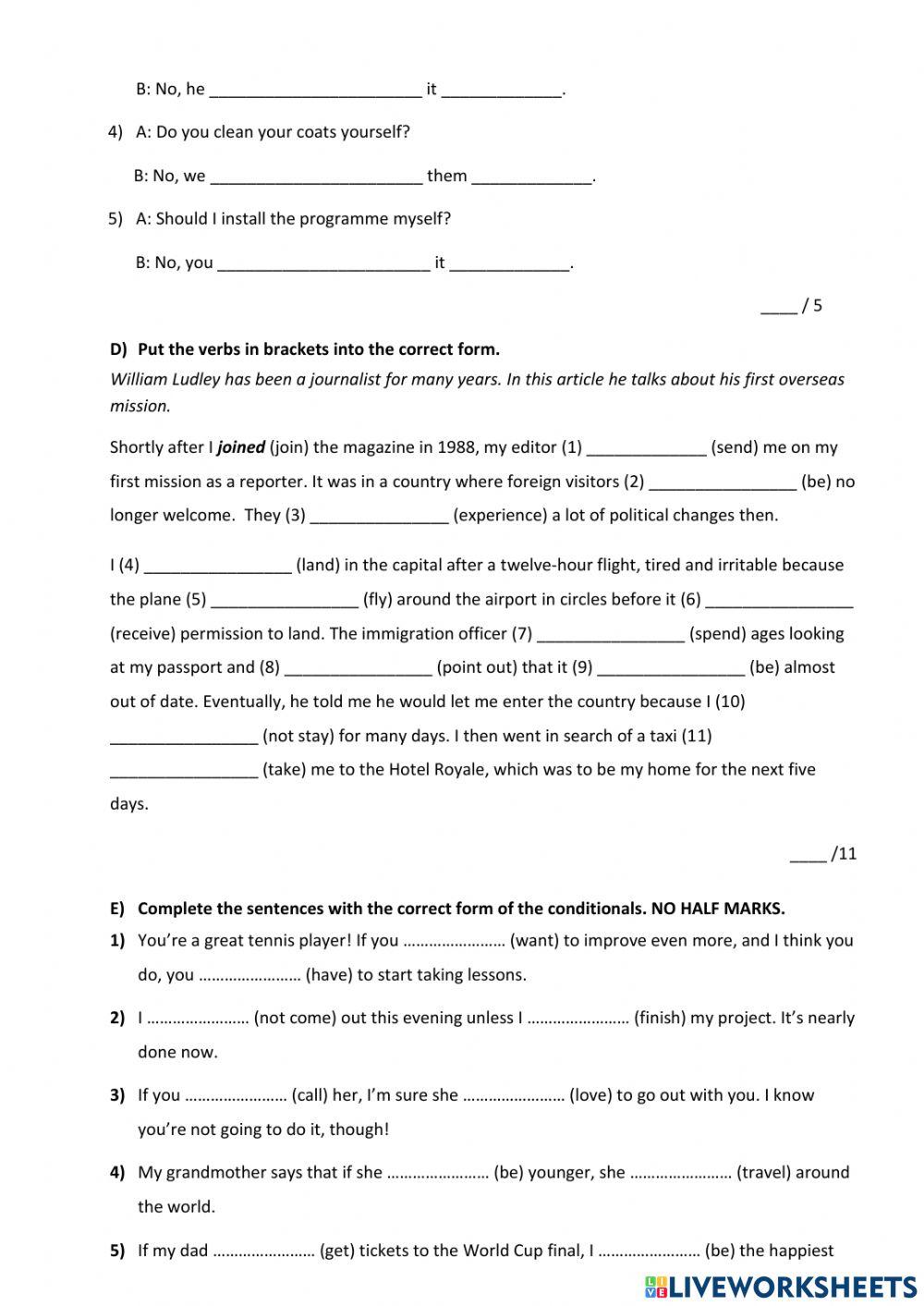 MacmillanEnglishHub Second term exam