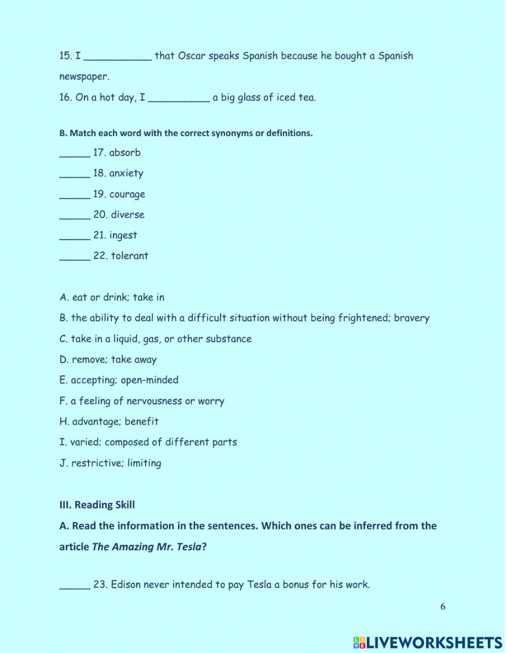 Bk 4 rw mid term test