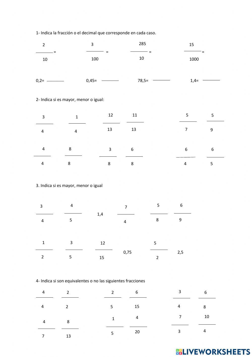 Tema 8 Fracciones Santillana