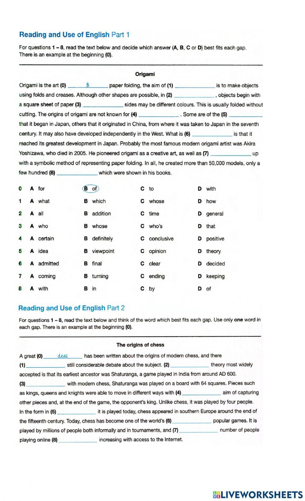6846214 cae use of english grammar test 1 paula karen
