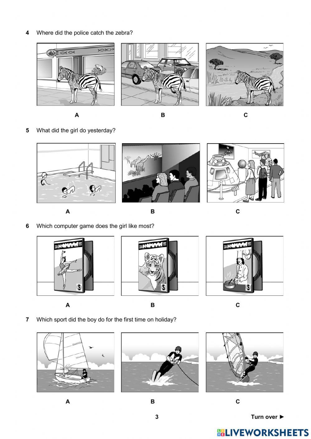 B1 Preliminary Schools 2020 sample tests Listening 