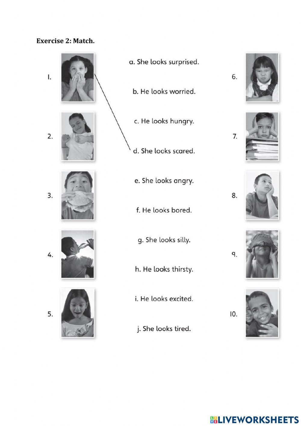 Unit 6- How are you- Ex1