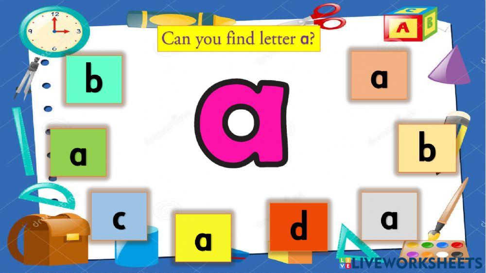 Letter Aa
