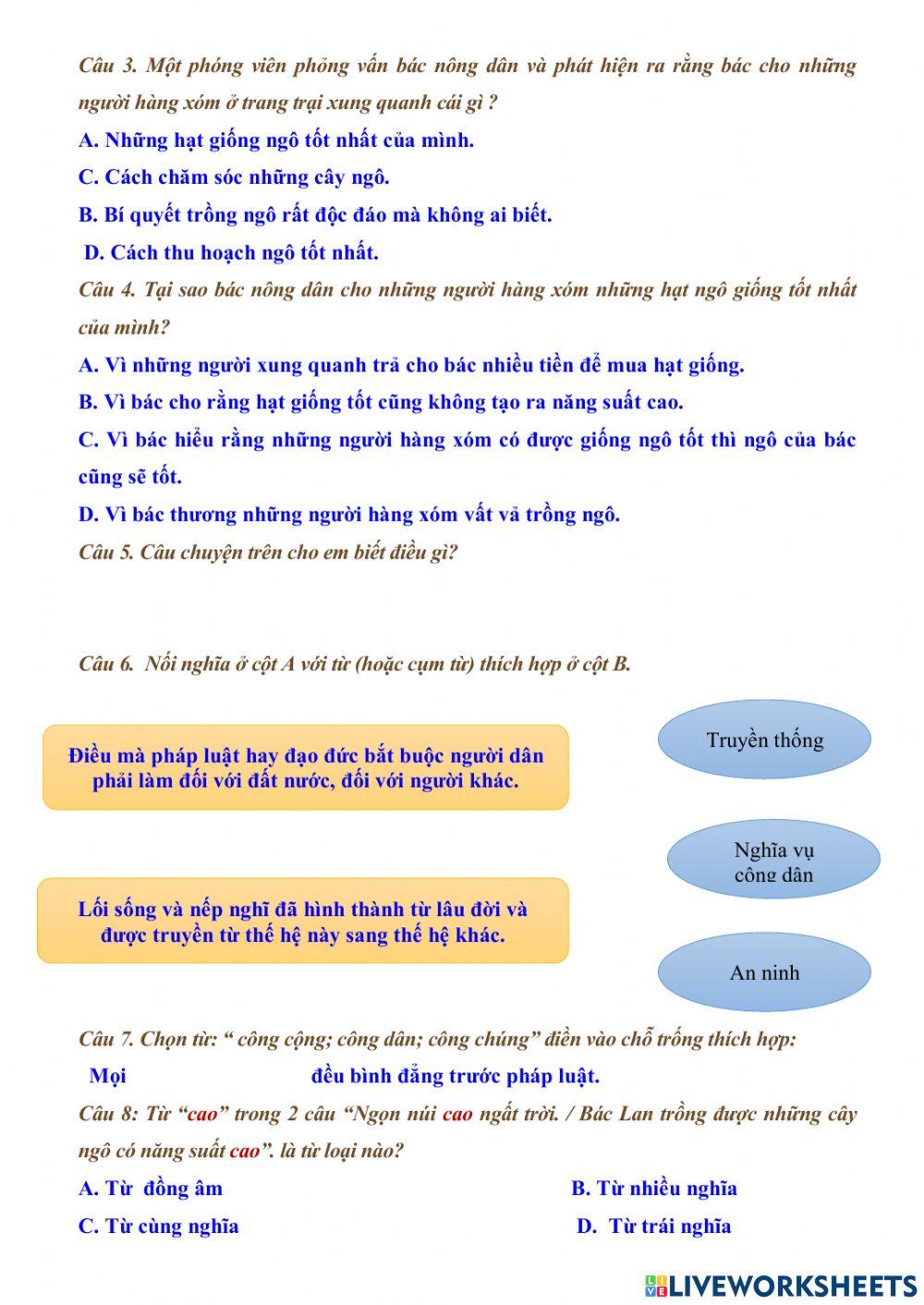 Bài Kiểm tra giữa kì 2 - Ngô Huyền