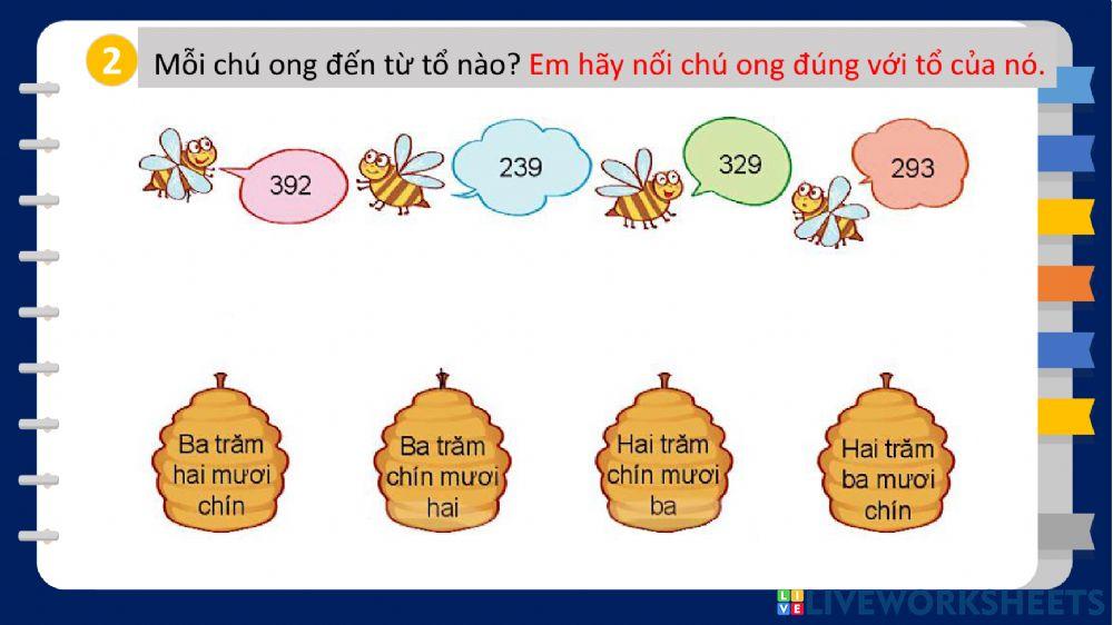 Bài 51: Số có ba chữ số (tiết 2)