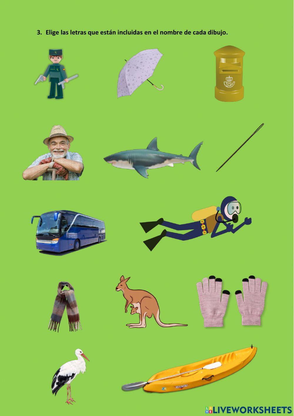 Discriminación fonológica B - F - G