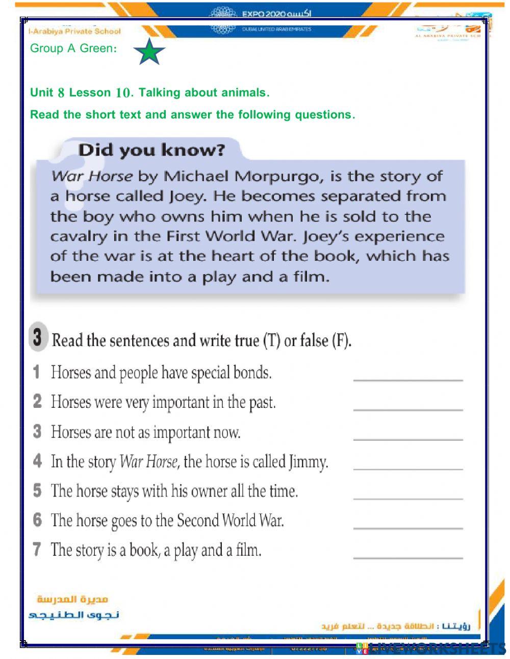 Grade 7 Unit 8 Lesson 10