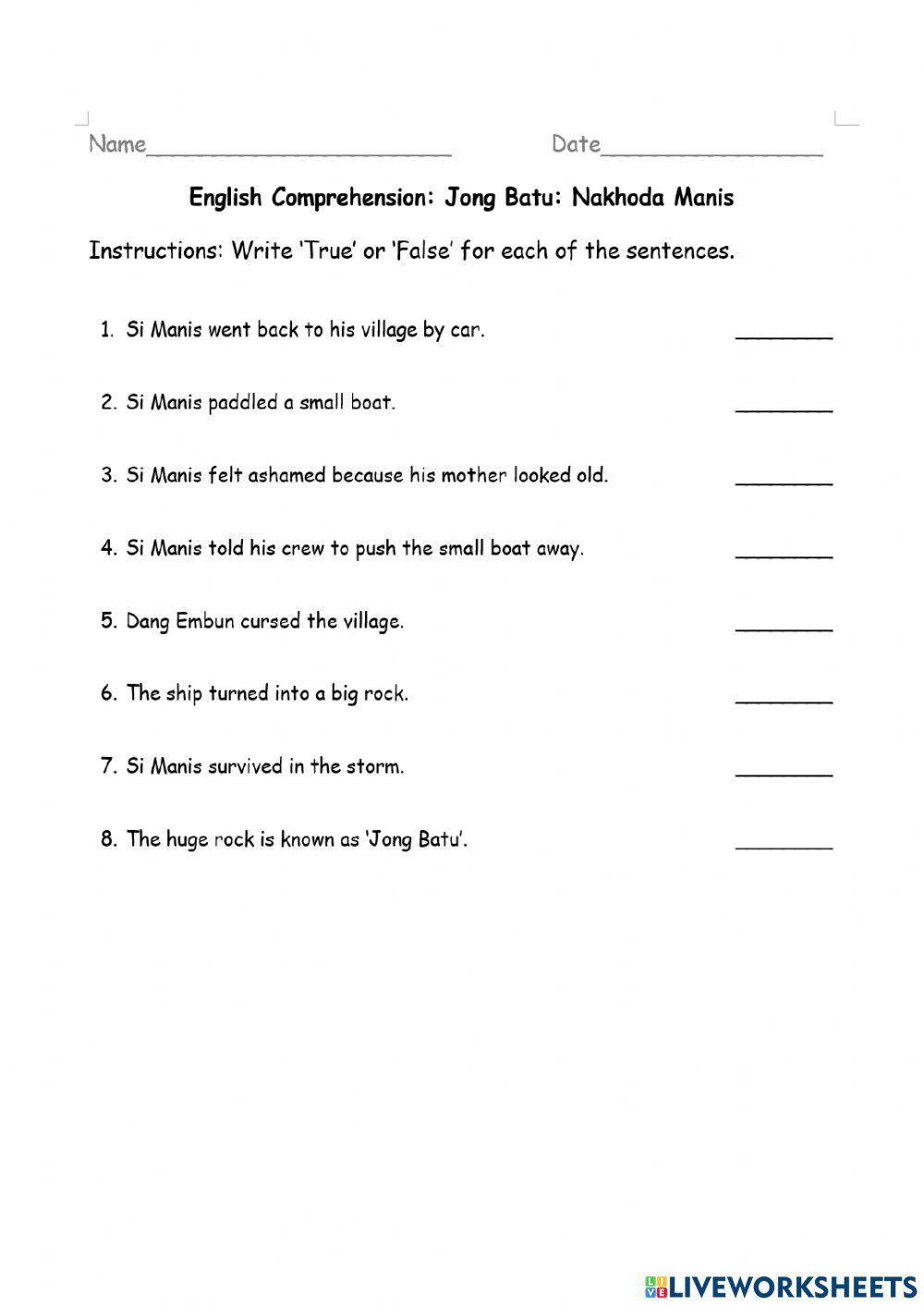 Jong Batu: Nakhoda Manis