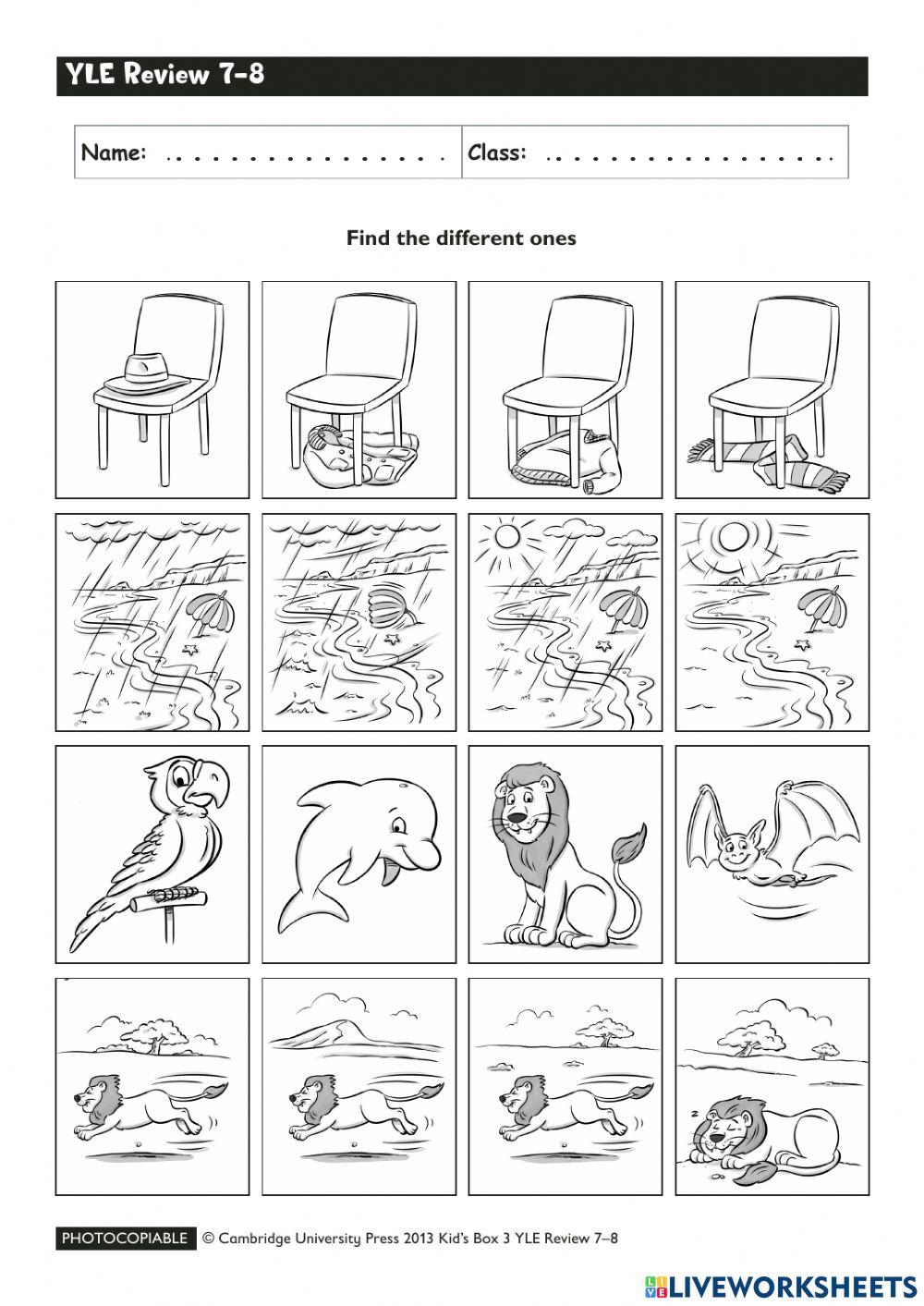 Unit 8 test-End of Level test- Kid's Box Level 3