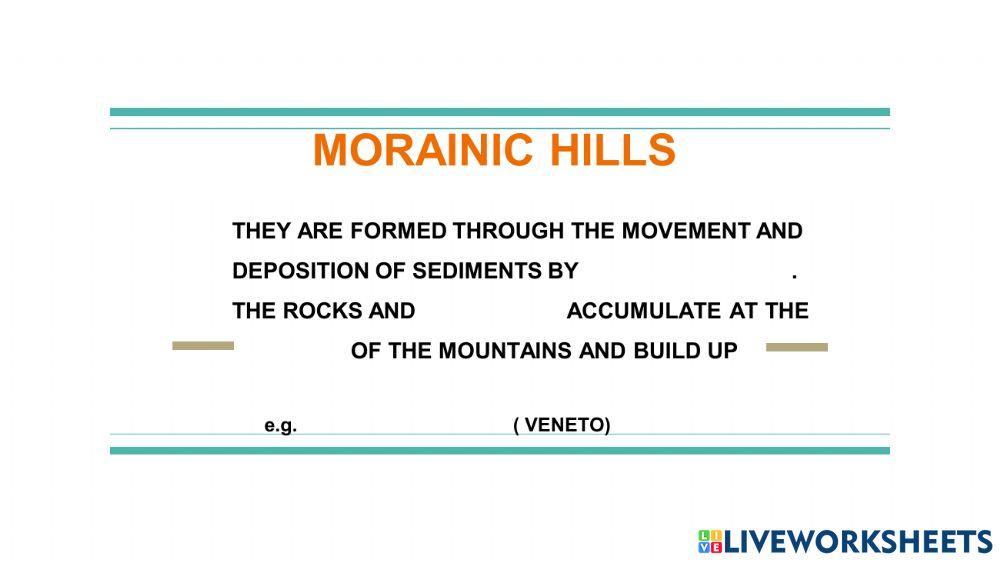 Origin of the hills