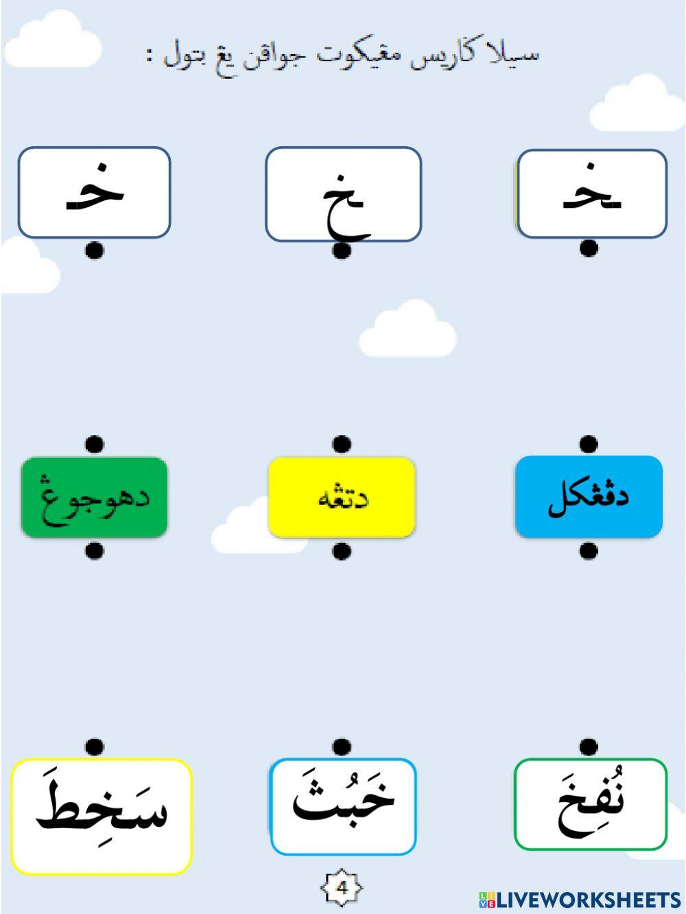 Mengenal huruf jawi bersambong