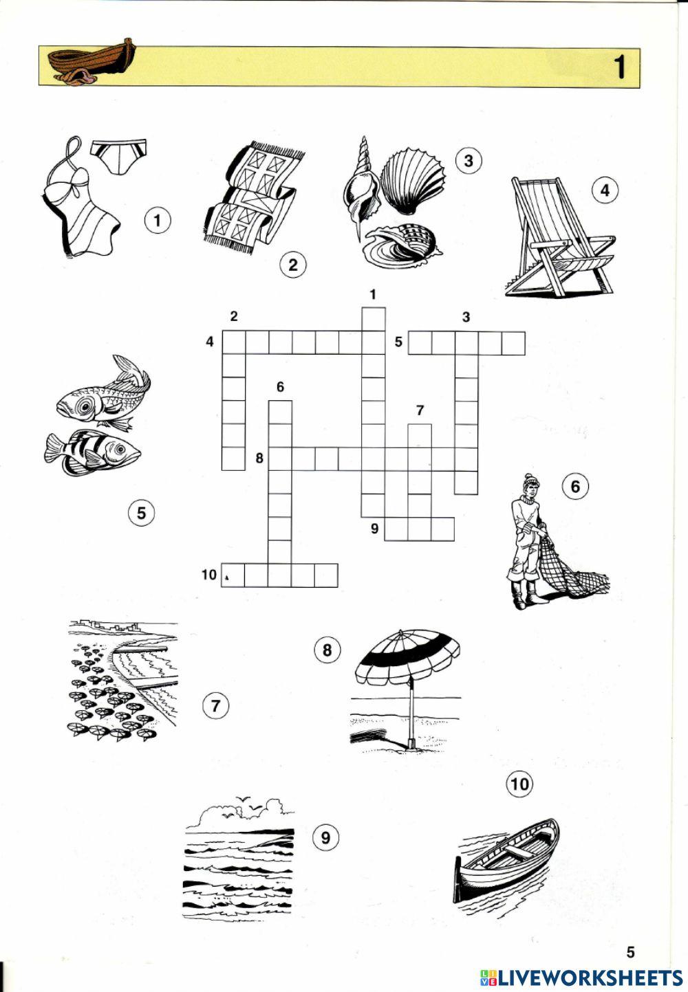 Crucigrama tema nº 1