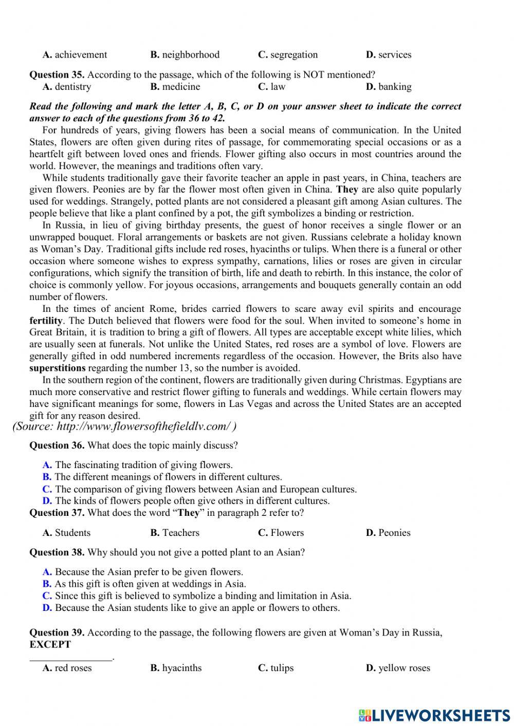 Test 7 đề dự án tn