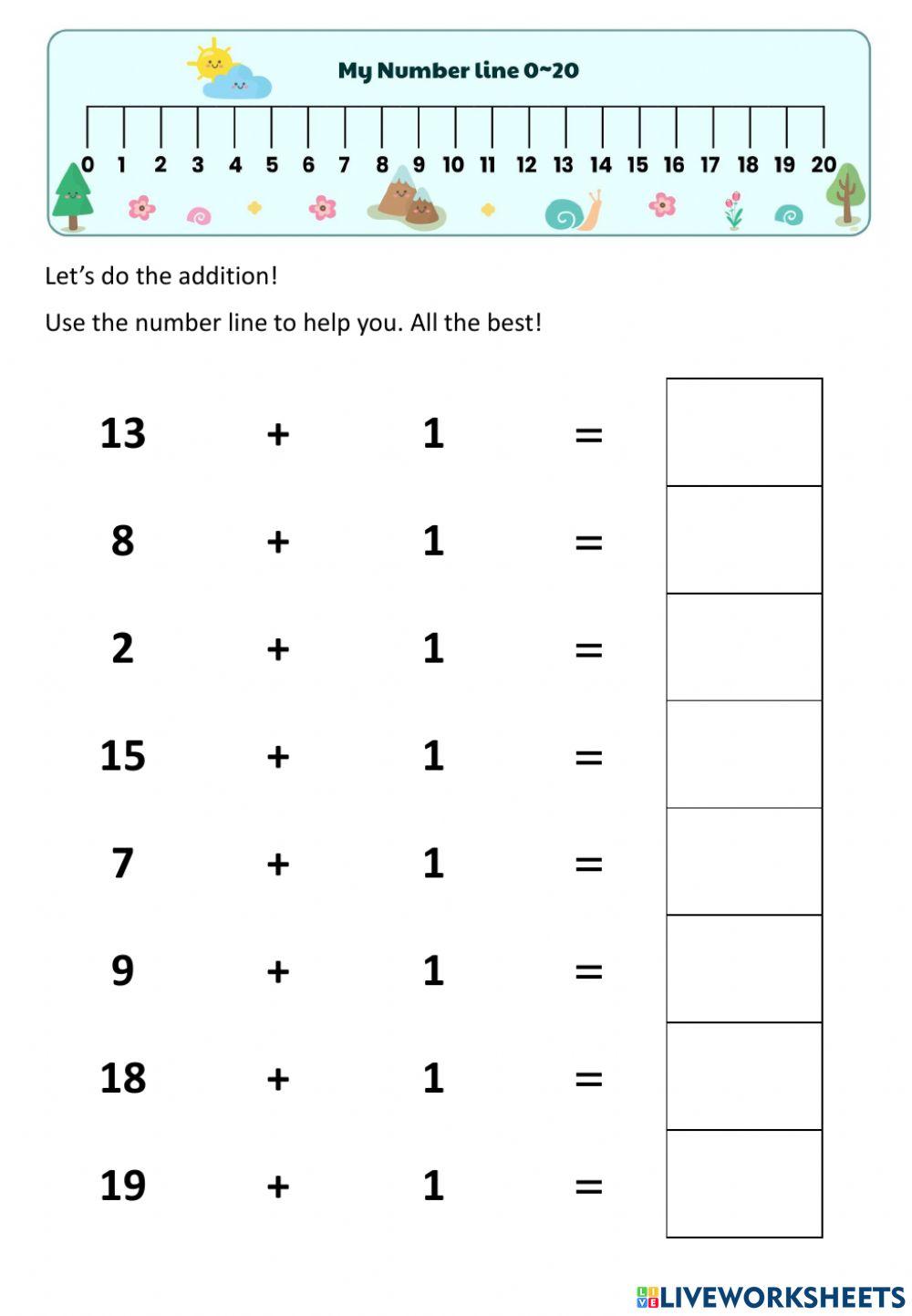 Maths Addition (plus 1) GREATprogramme Live