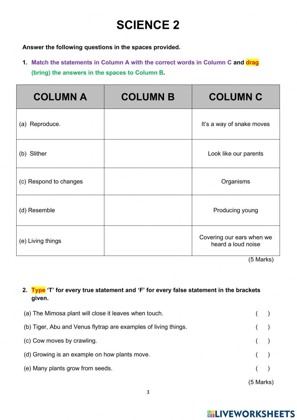 Online sba1 science yr4 2022