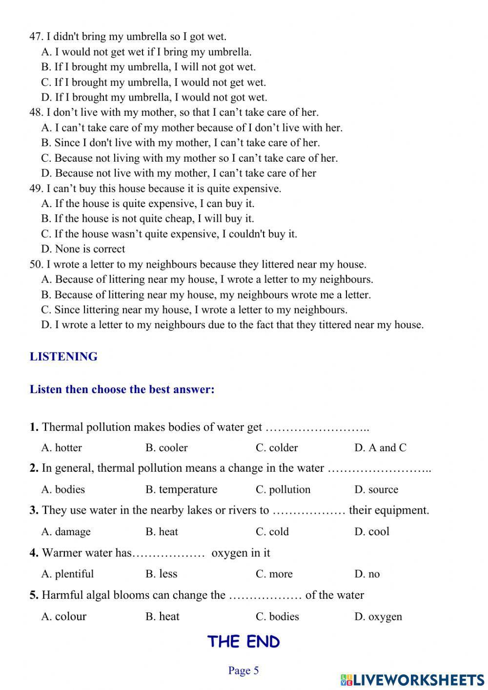 Tieng Anh Lop 8 - 2nd Mid-Term Test 01