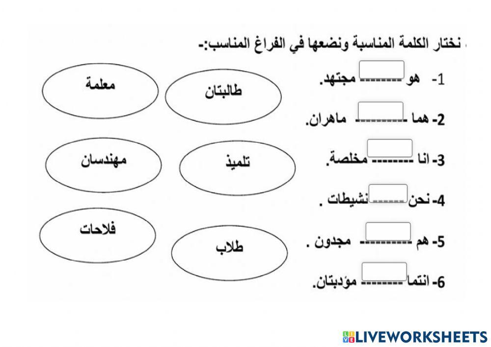 pronouns liveworksheet