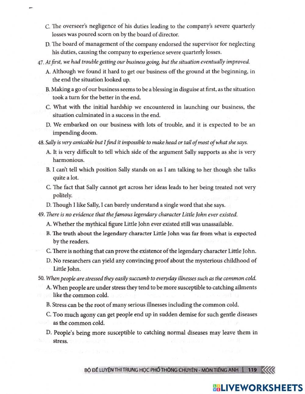 (CNN) Mock test 06 (p1)