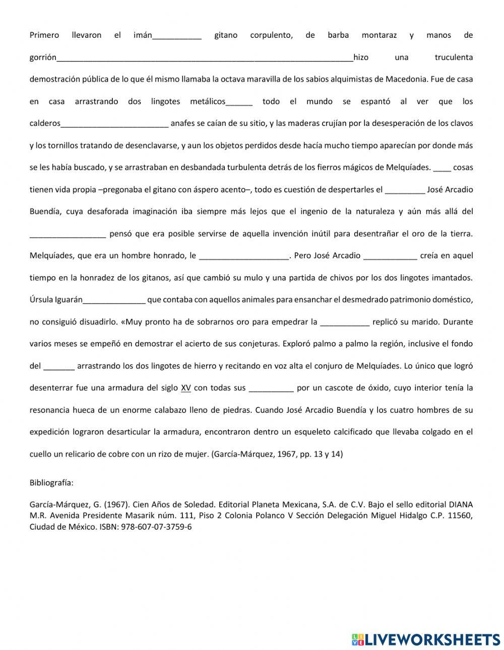 Ejercicio de puntuación