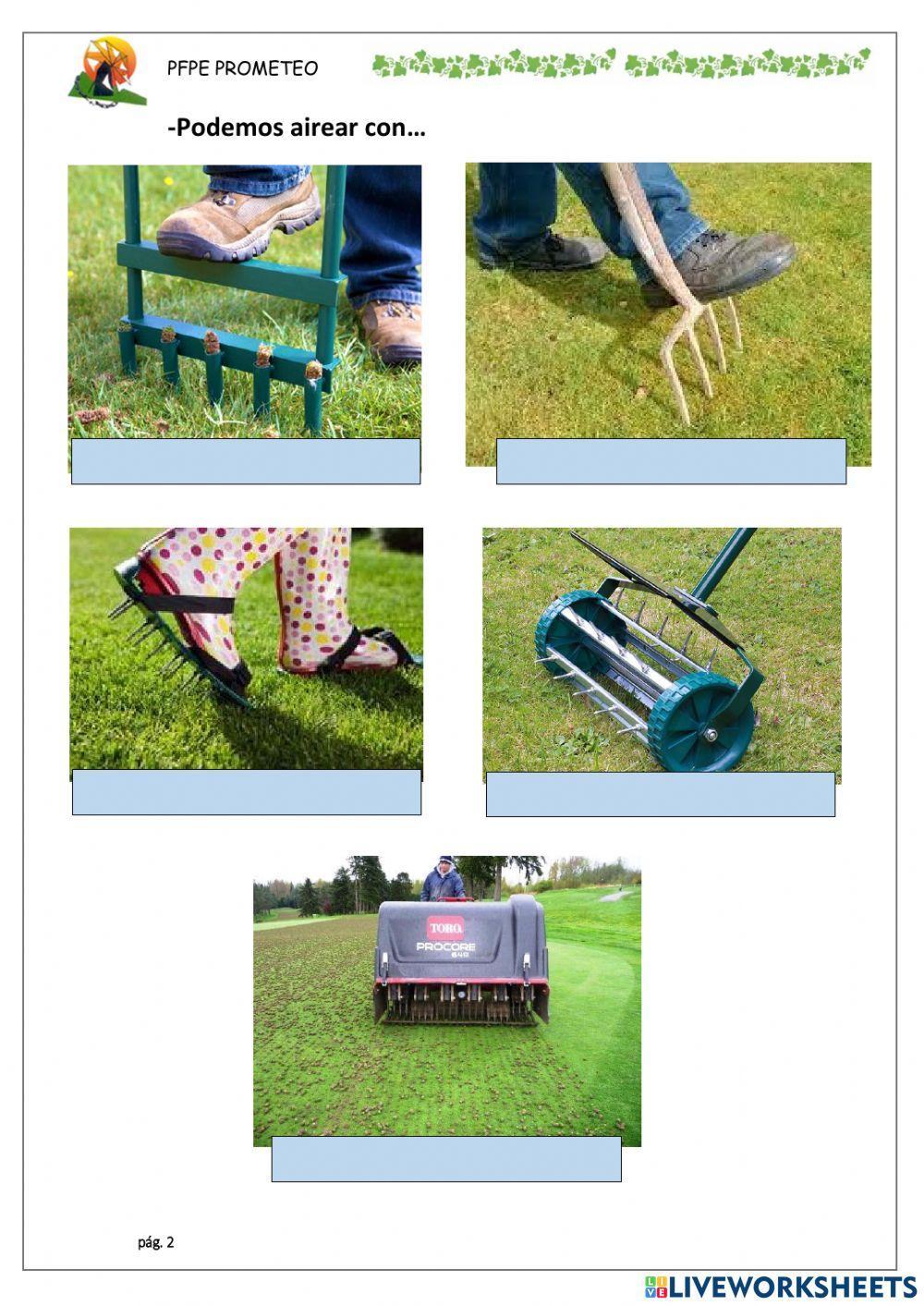 Labores de mantenimiento del césped 2