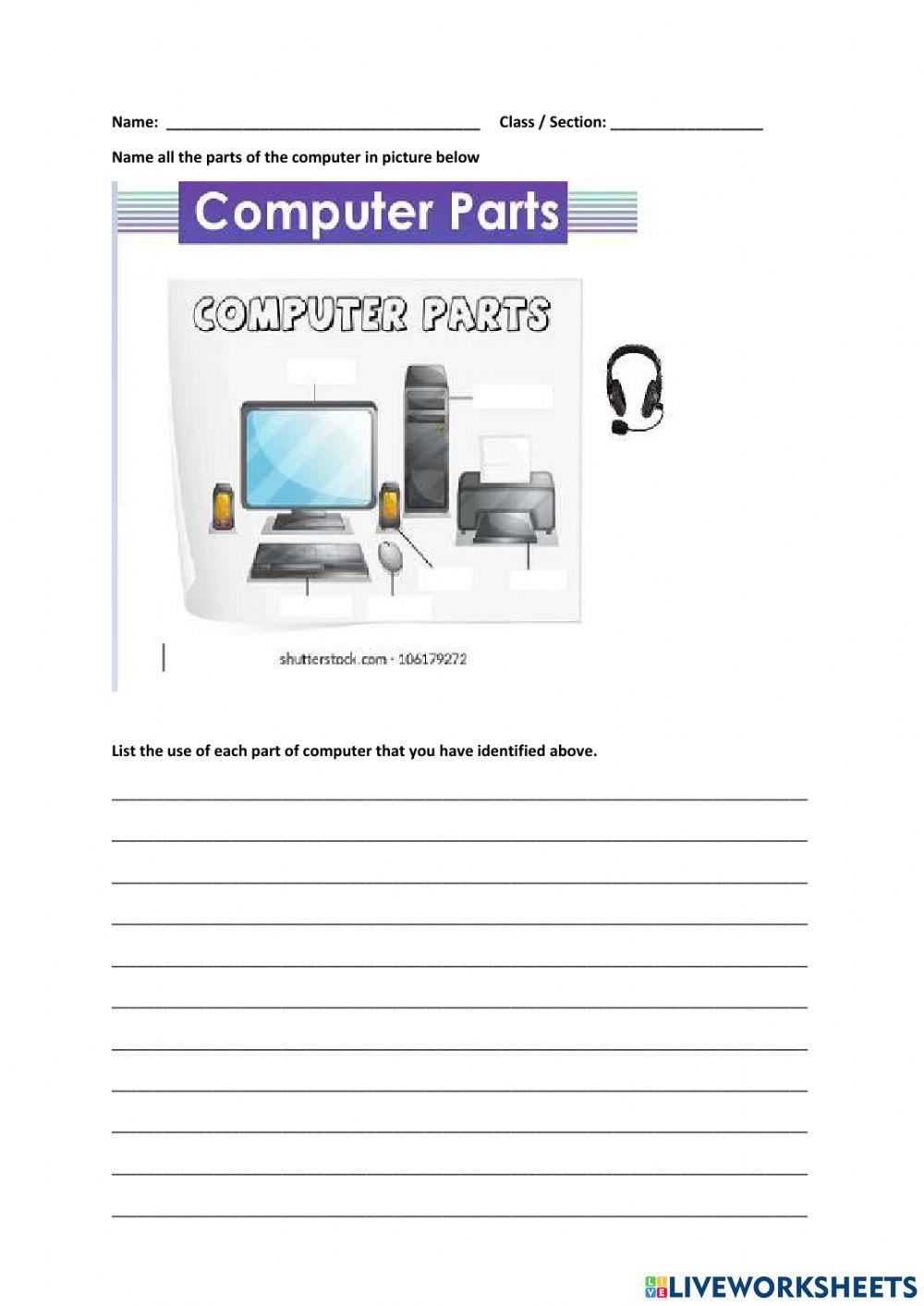 Grade 3 computer online exercise for | Live Worksheets