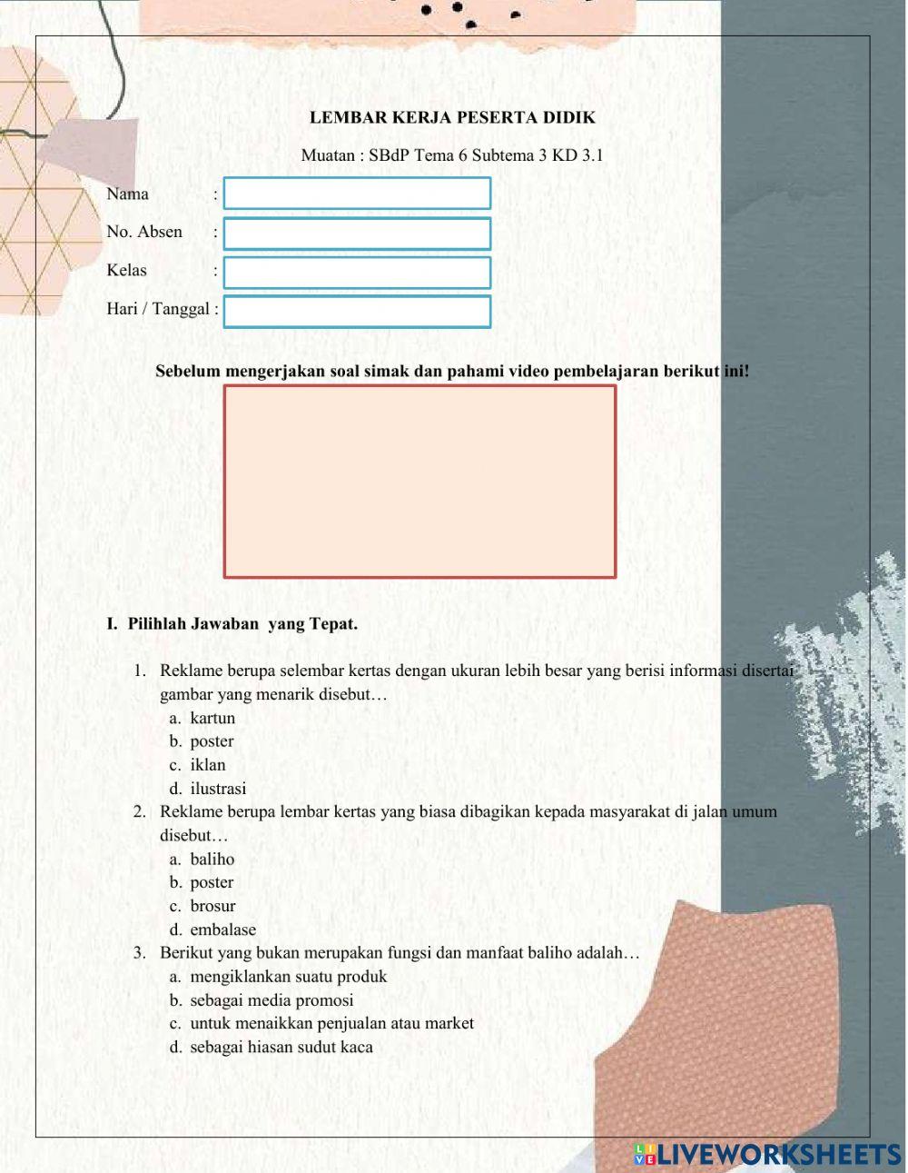 SBdP Tema 6 Subtema 3 KD 3.1