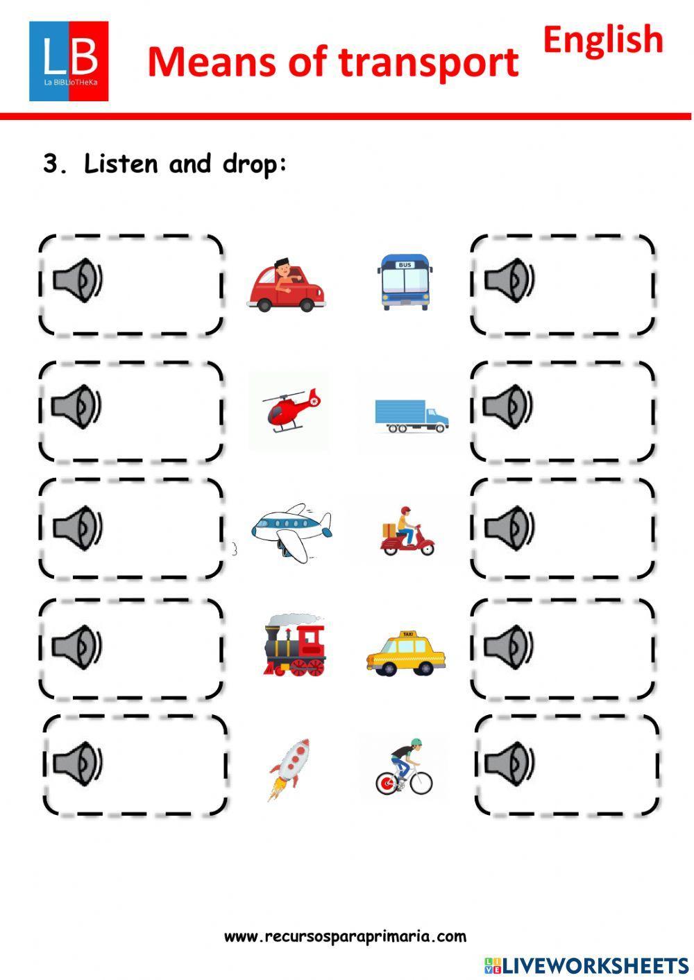 Means of transport Means of transport