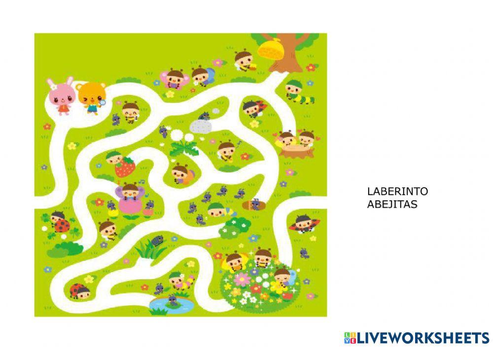 Laberinto abejitas