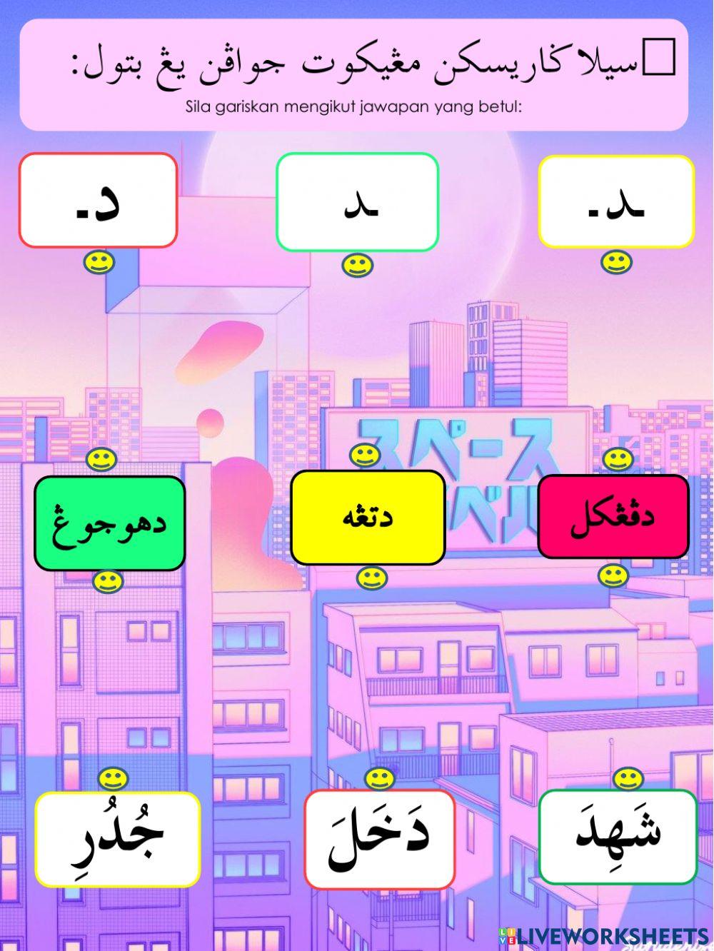 Mengenal huruf Hijaiyyah bersambong