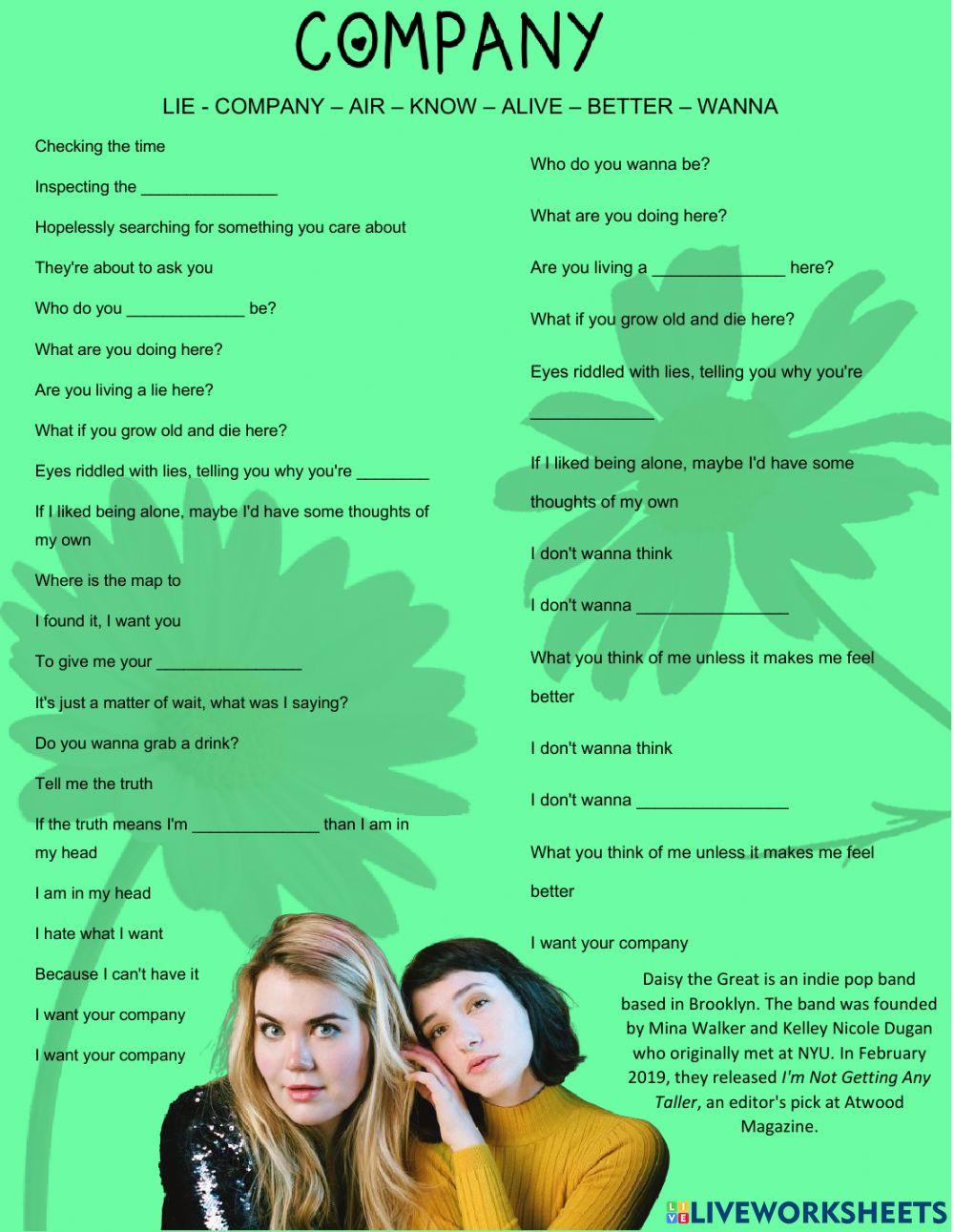 Company by Daisy the Great