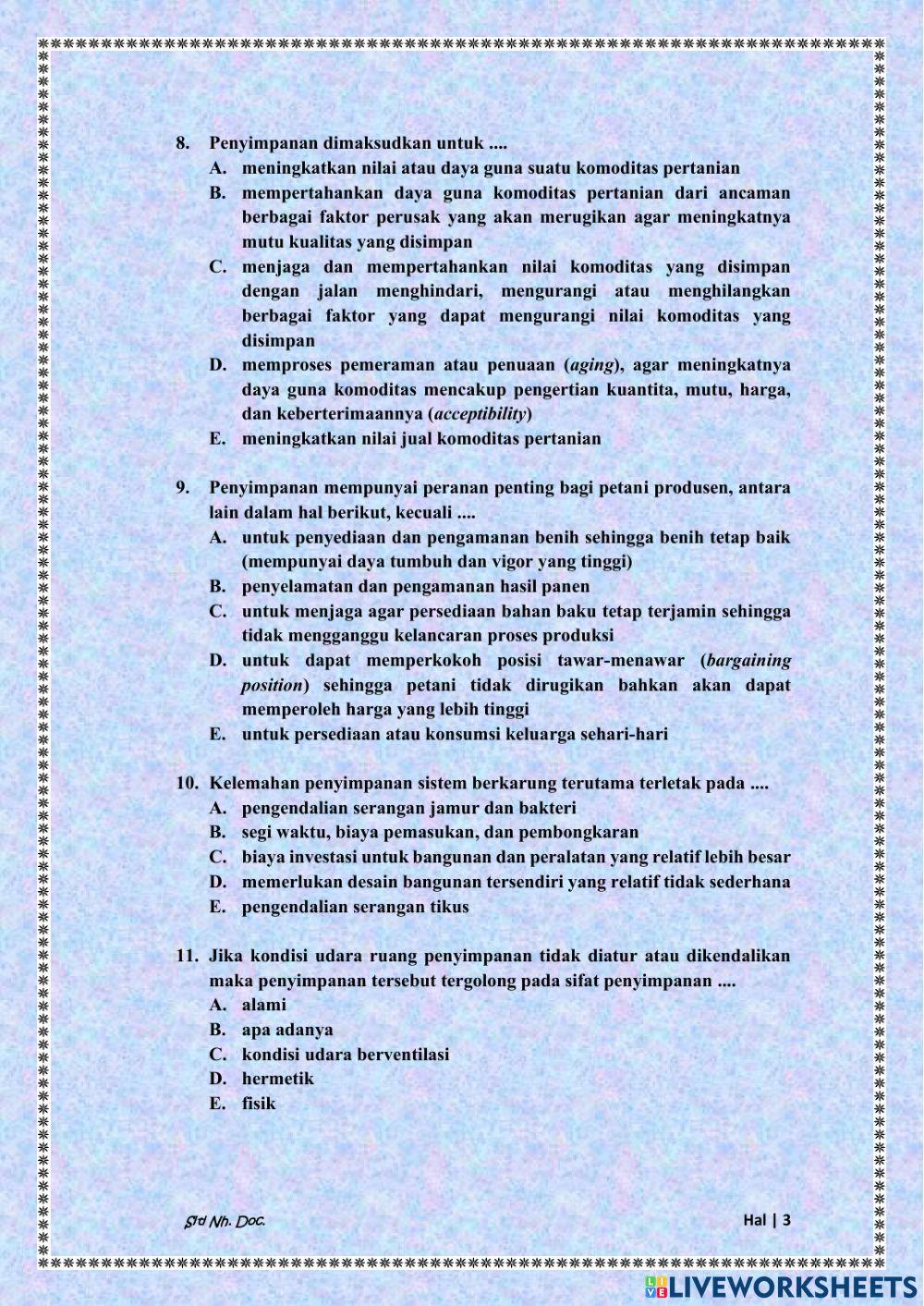 Ulangan Harian 2a LWS