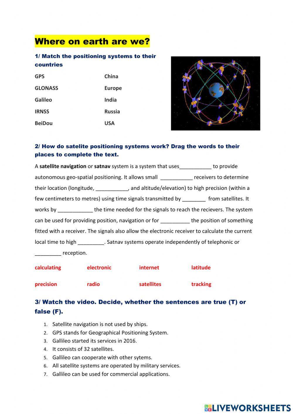 Galileo navigation system