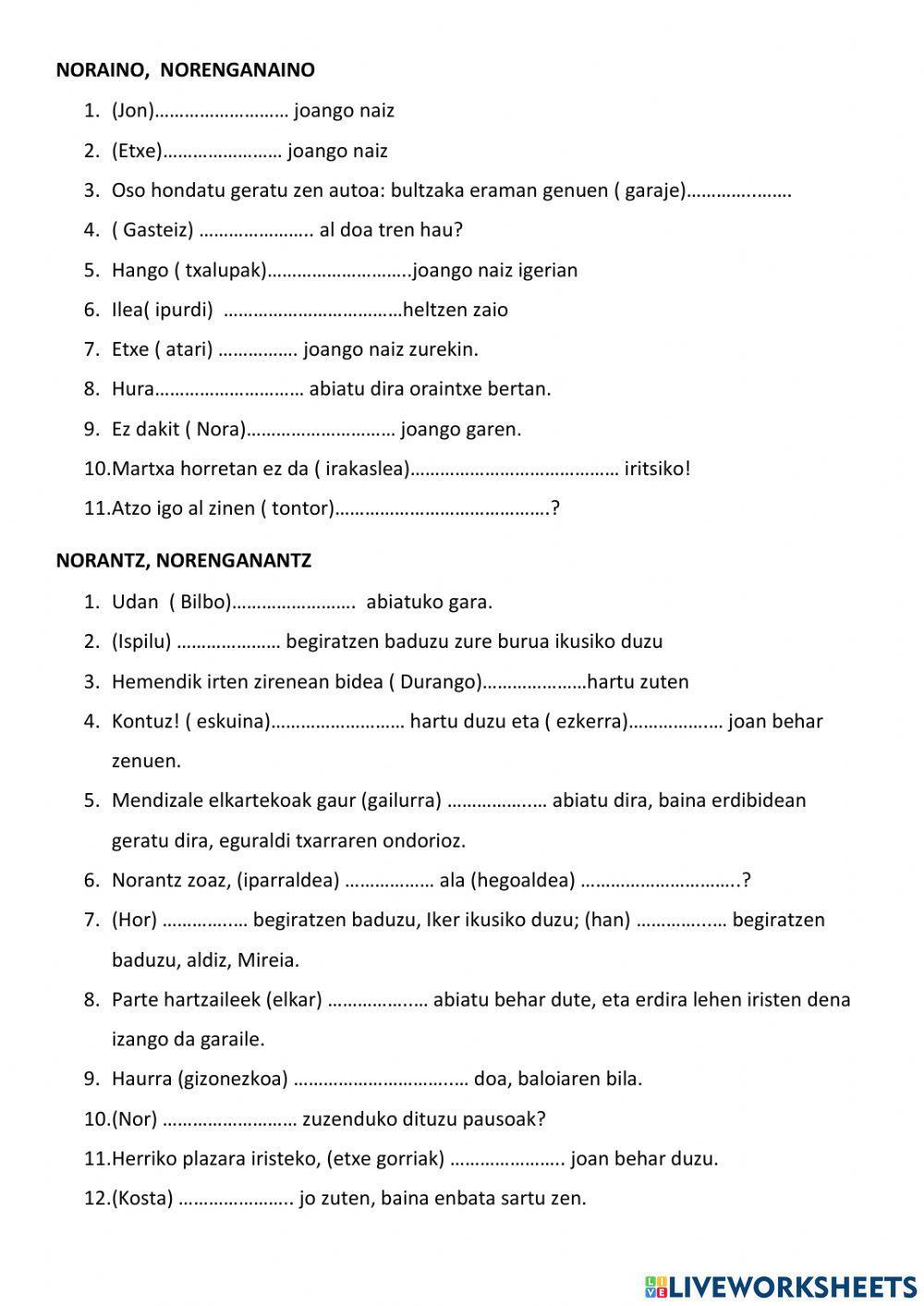 Norenganantz, norantz, norenganaino, norenganantz