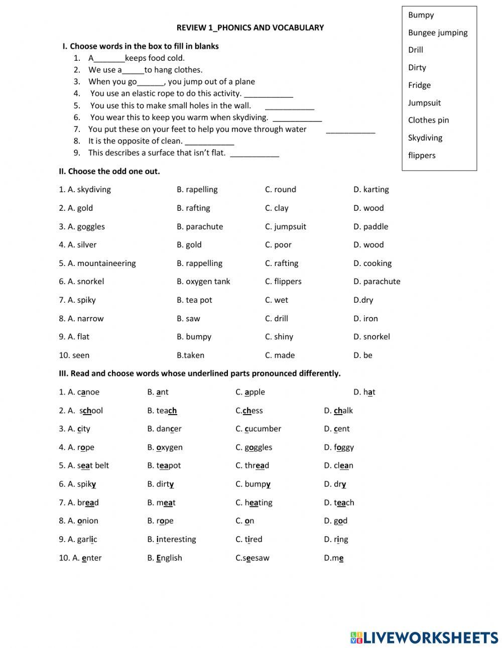 Destination b1 unit 3 vocabulary worksheet live worksheets 51 off