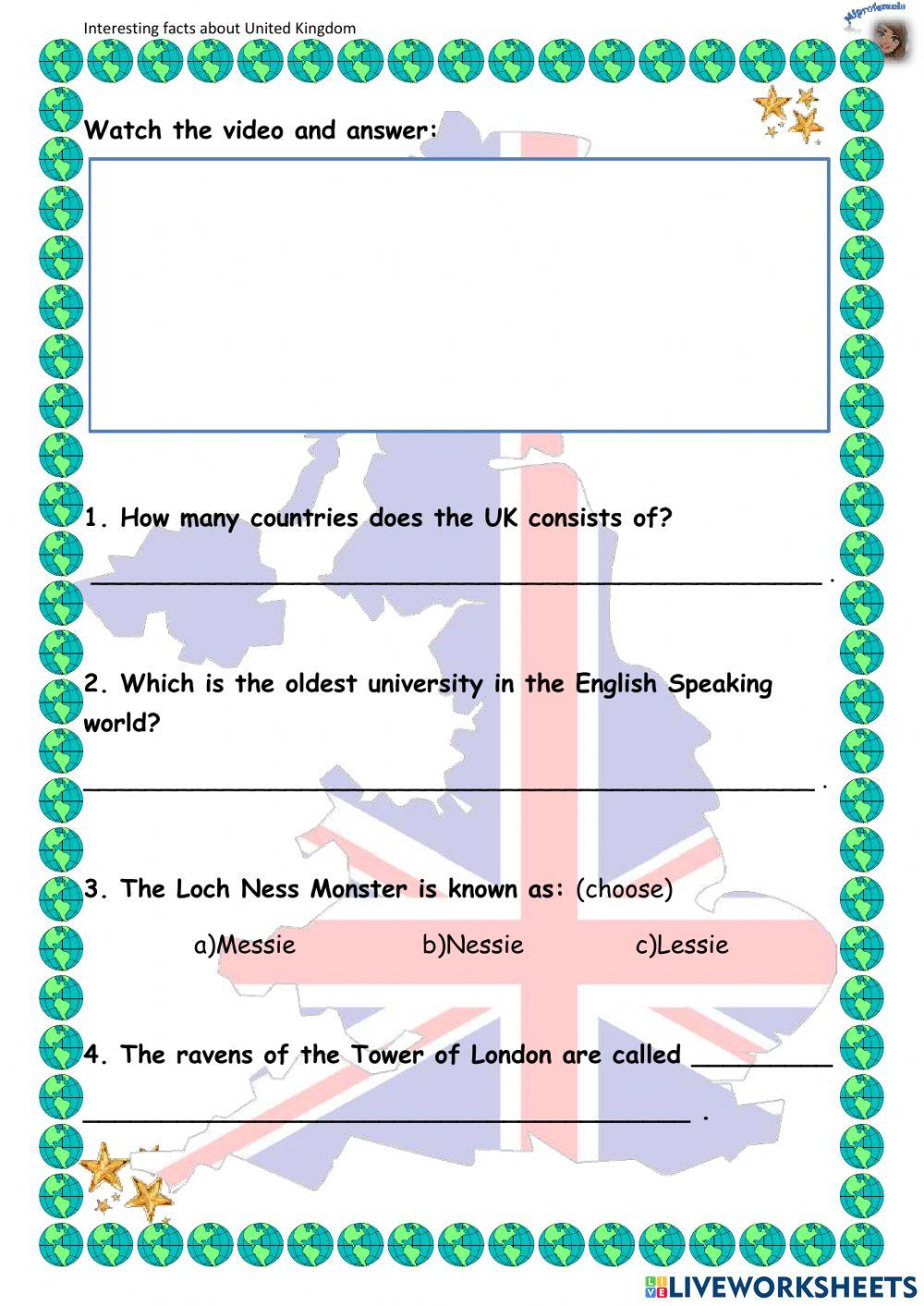 Uk interesting facts