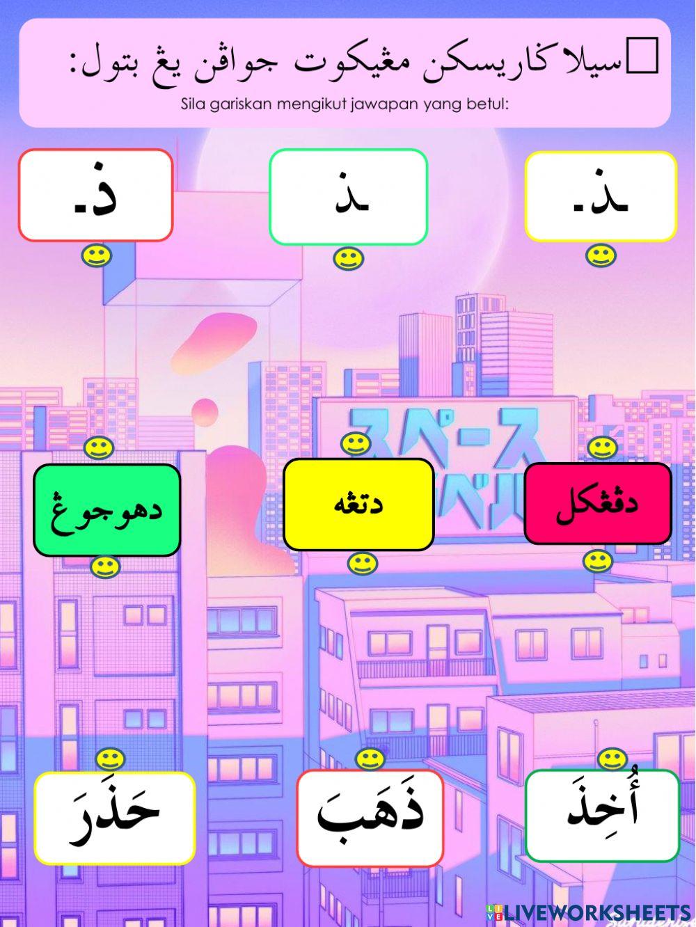 Mengenal huruf hijaiyyah bersambong