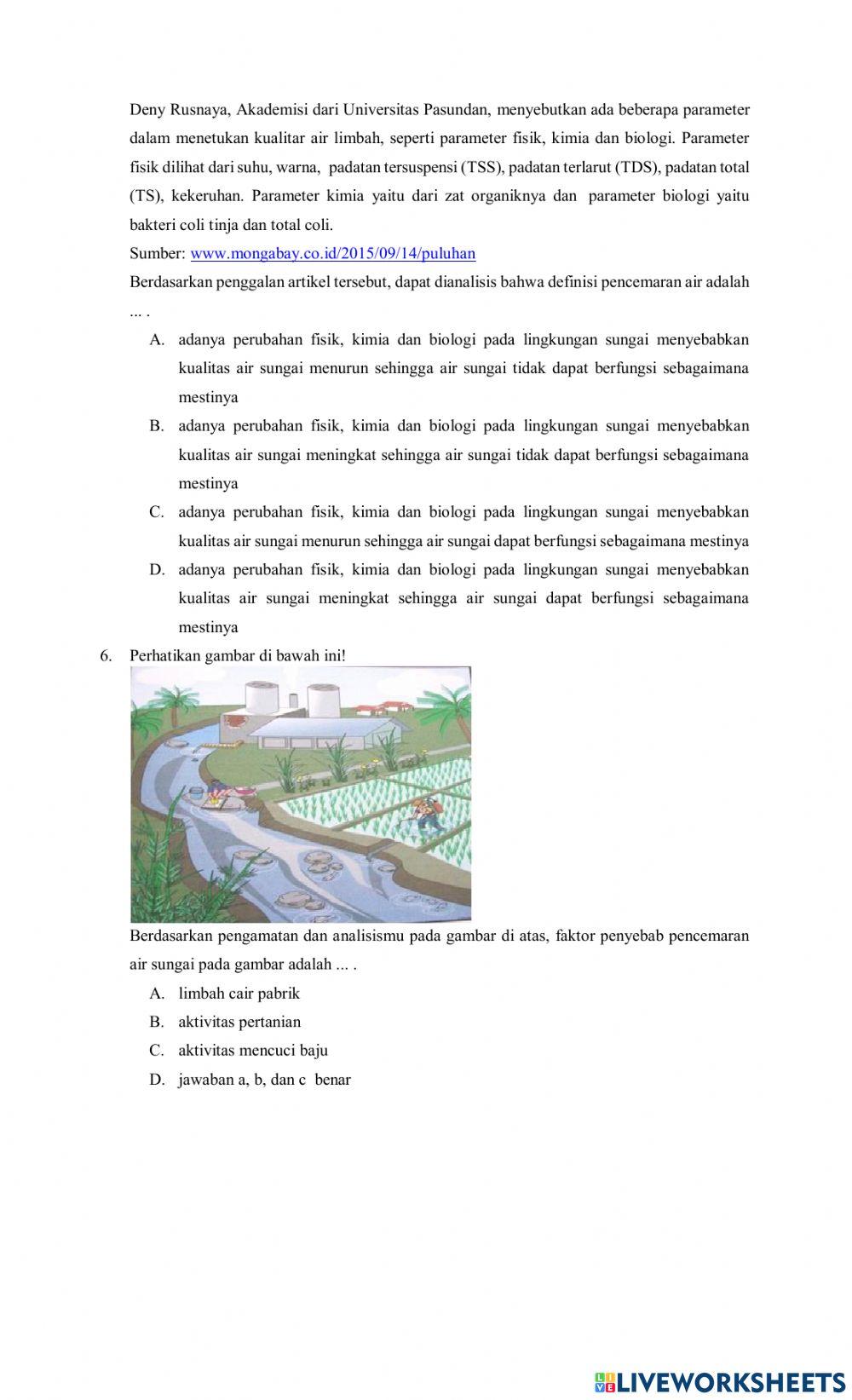 Pencemaran lingkungan