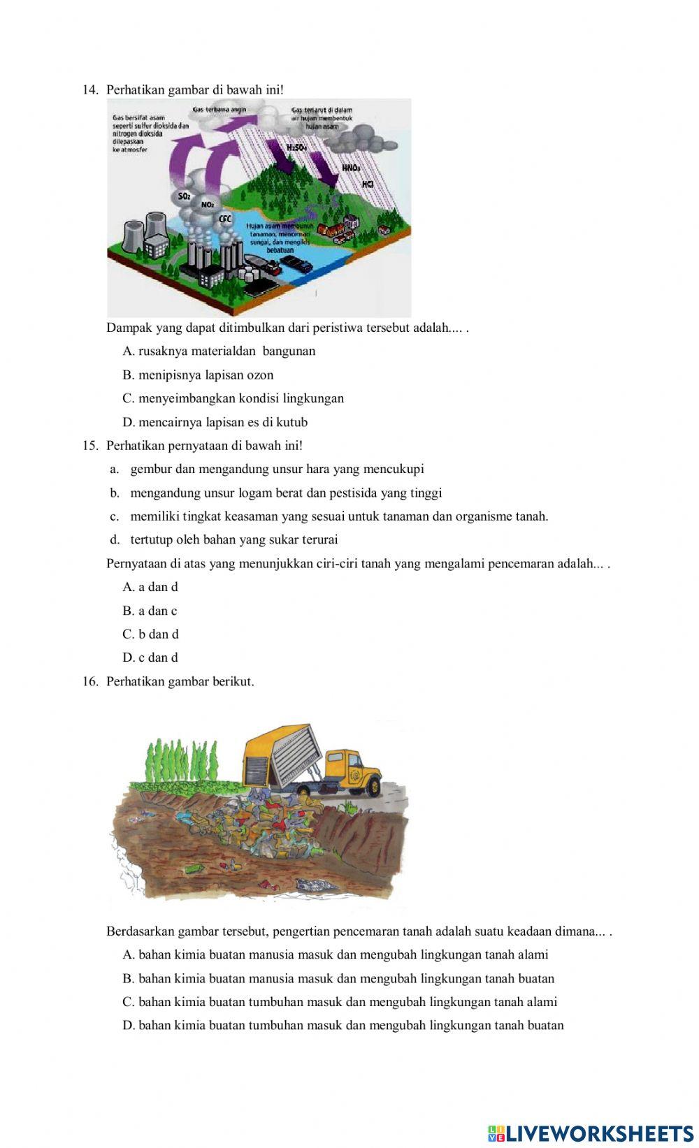 Pencemaran lingkungan