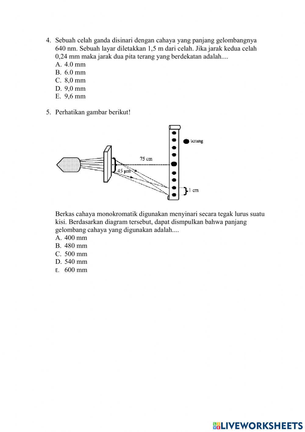 LKPD Difraksi Cahaya