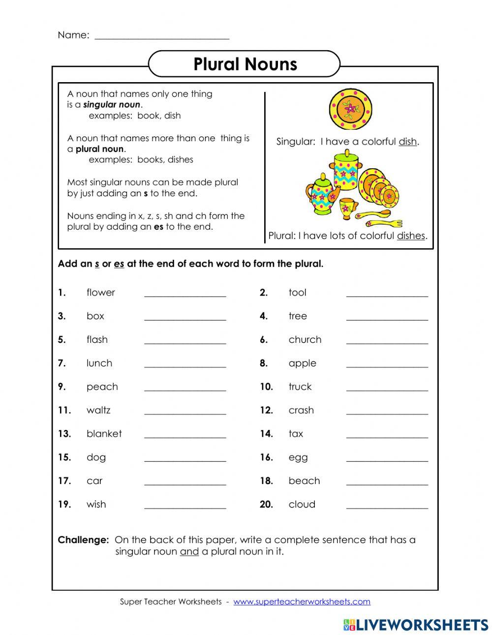 Dish plural. Множественное число в английском Worksheets. Plural Nouns Worksheets. Множественное число существительных в английском языке Worksheets. Worksheet множественное число существительных в английском.