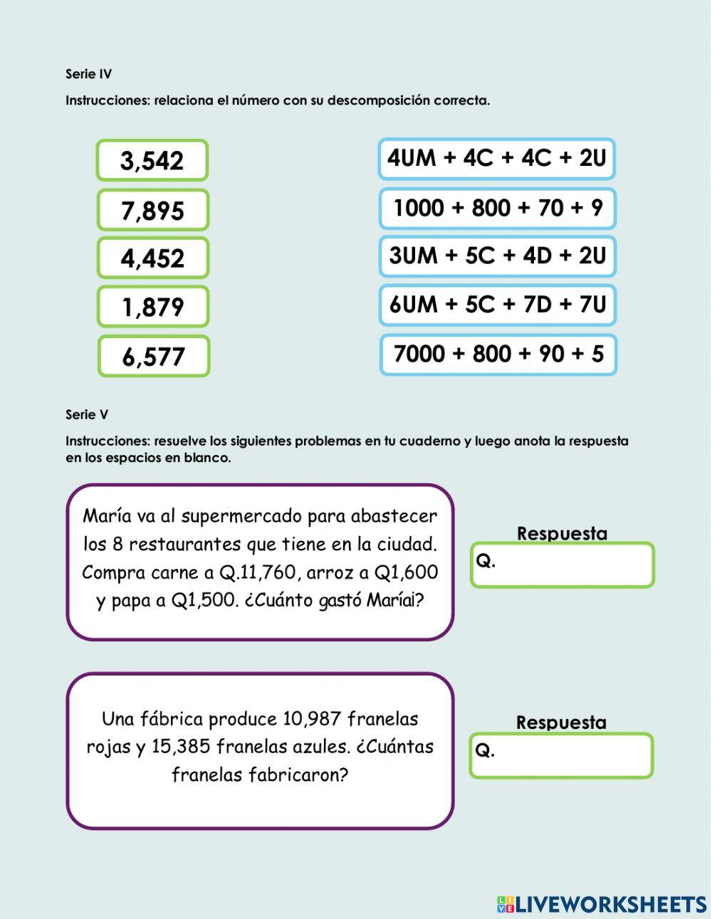 Evaluación Quinto Primaria Evaluación Quinto Primaria