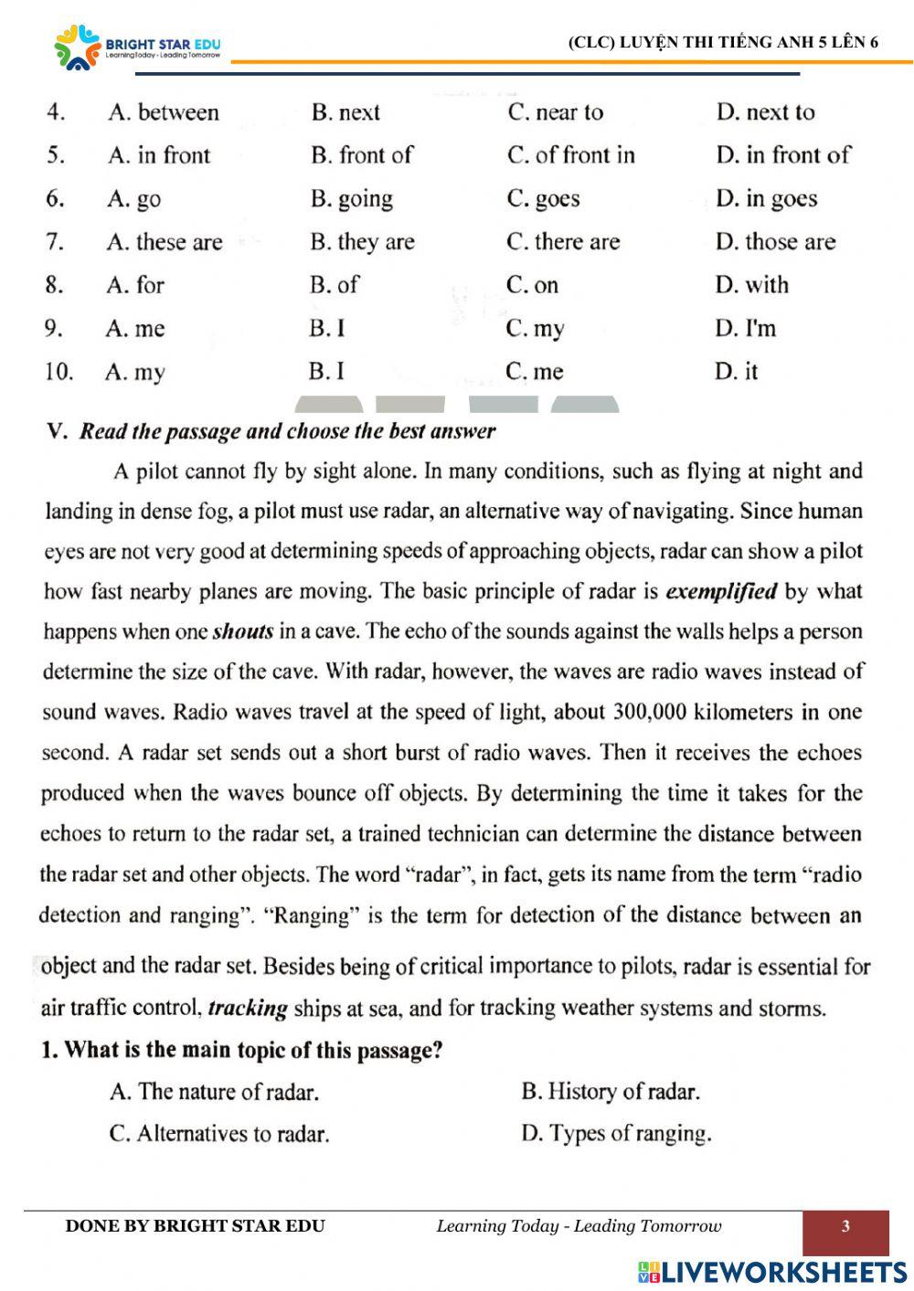 (CLC) De so 2. Cau giay