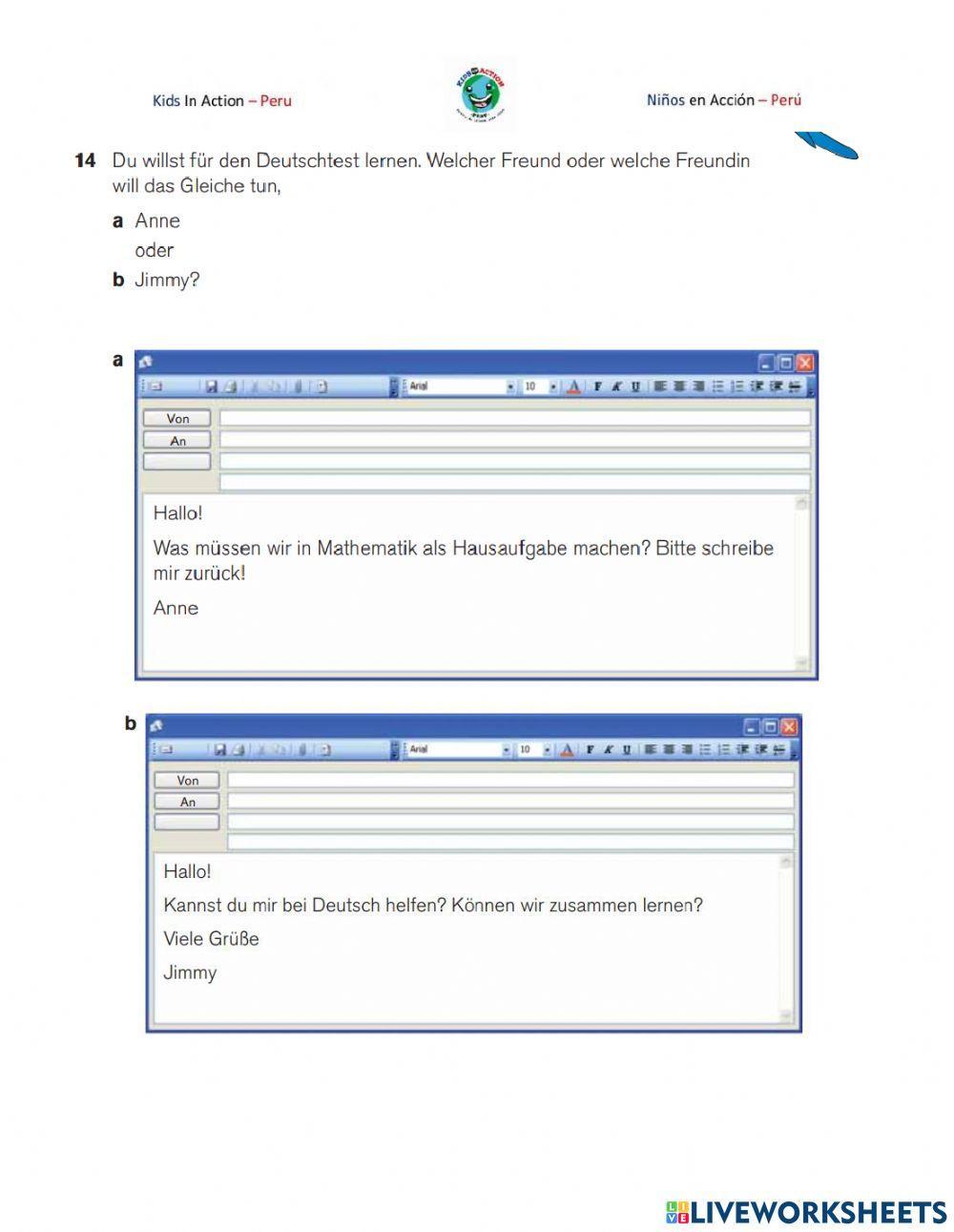 DAF A1 Junior Prüfung