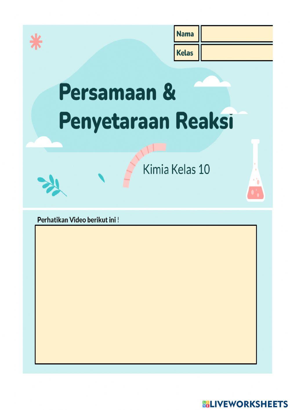 Penyetaraan Reaksi